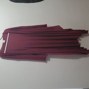 LulaRoe Long Sarah Sweater Komono Large